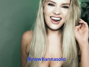 Iknowhannasolo